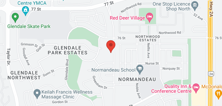 map of 196 Northey Avenue